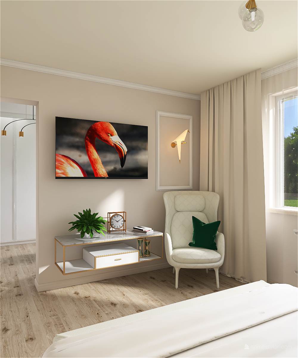 Проект спальня с гардеробной