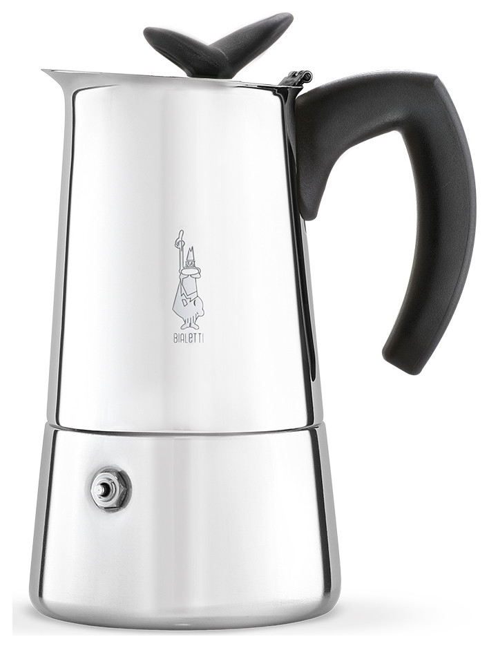 Bialetti Musa Stainless Steel 10 Cup Induction Stovetop Espresso Maker