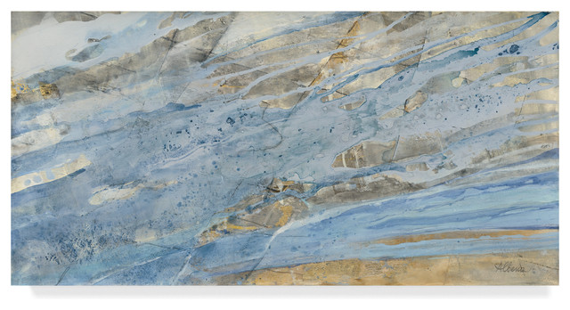 Global GalleryAlbena Hristova Blue Water I Giclee Stretched Canvas Artwork 18 x 18