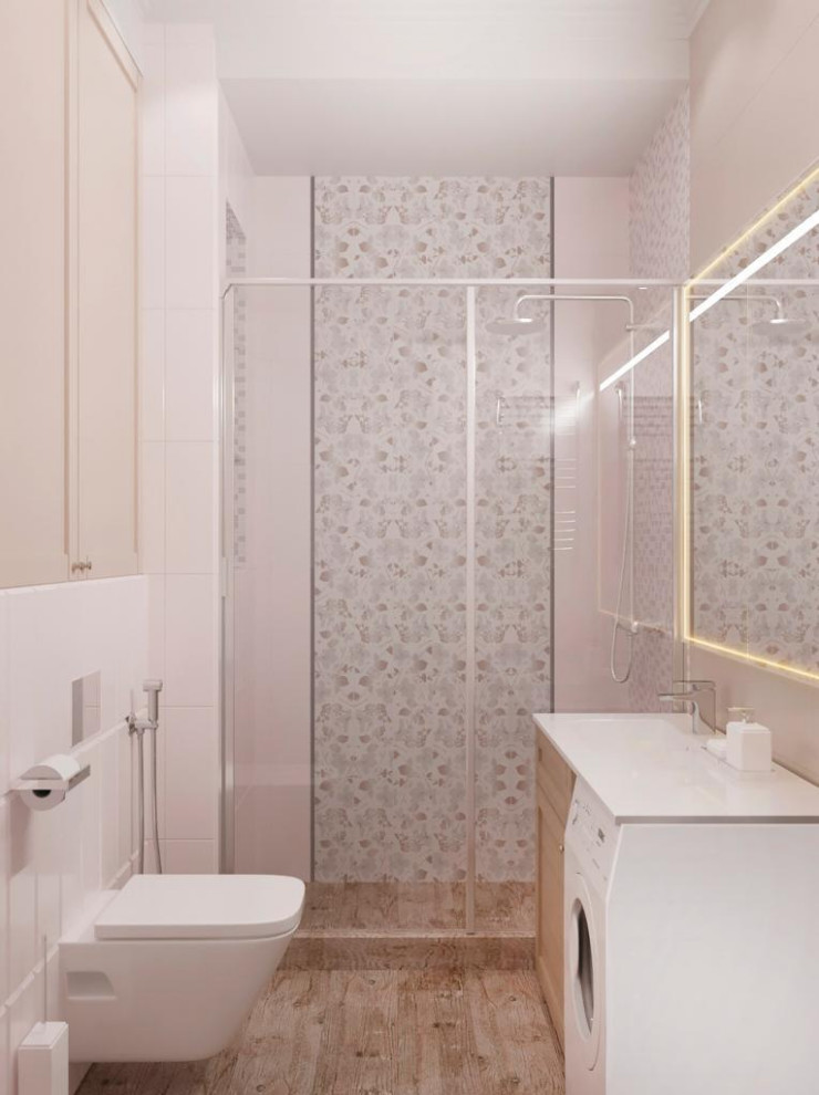 Дизайн проект квартиры  общей площадью 87 м2 в стиле "Эклектика"