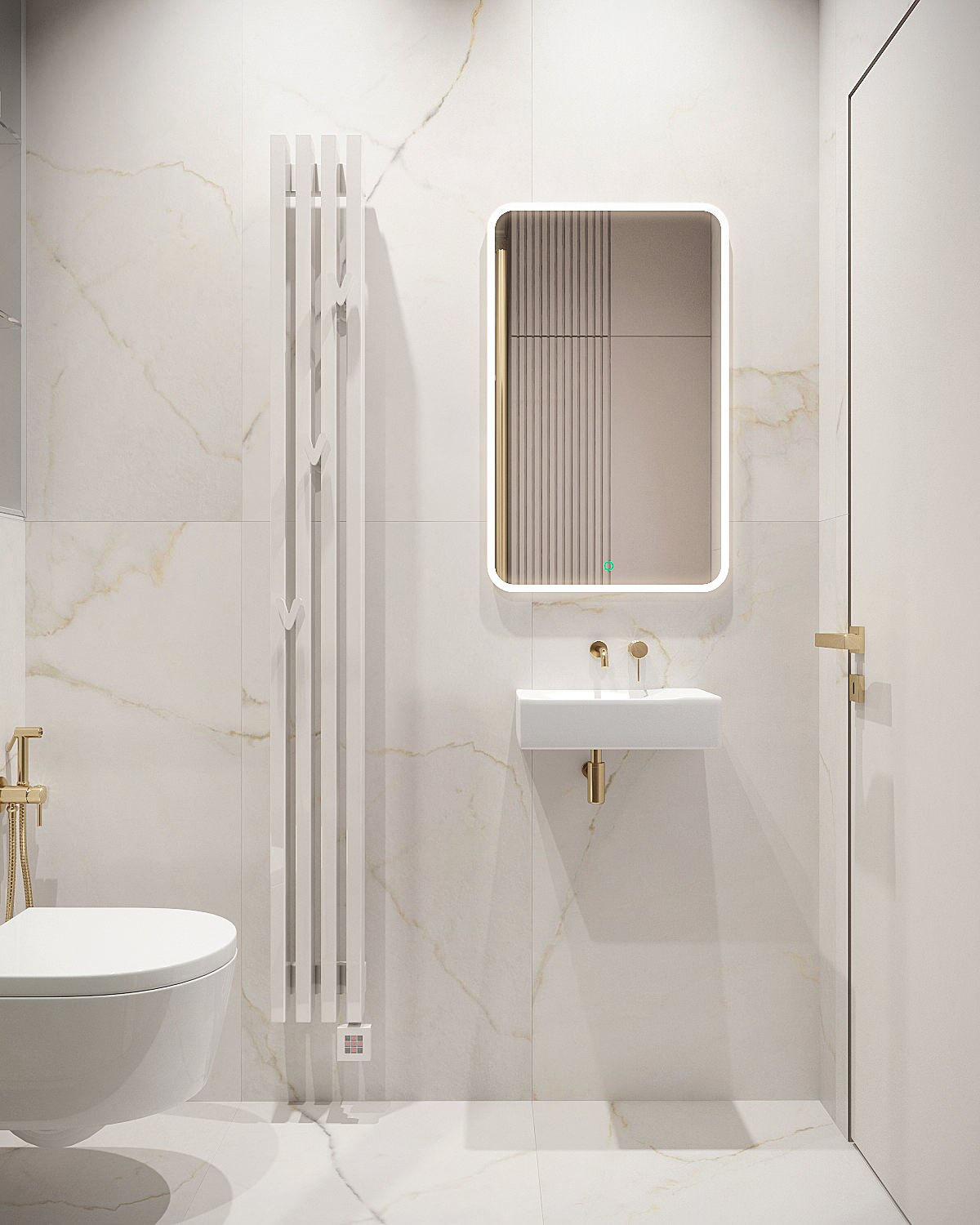 Элегантная современная трехкомнатная квартира