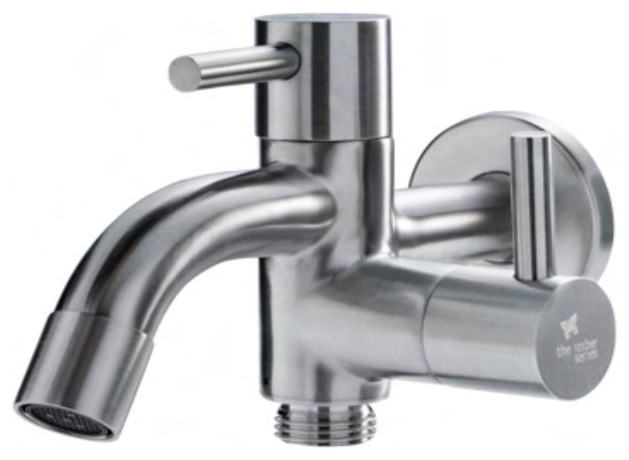 Hose Bibb With Faucet Contemporary Outdoor Showers By