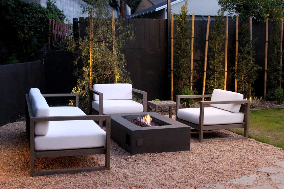 Example of a minimalist home design design in Los Angeles