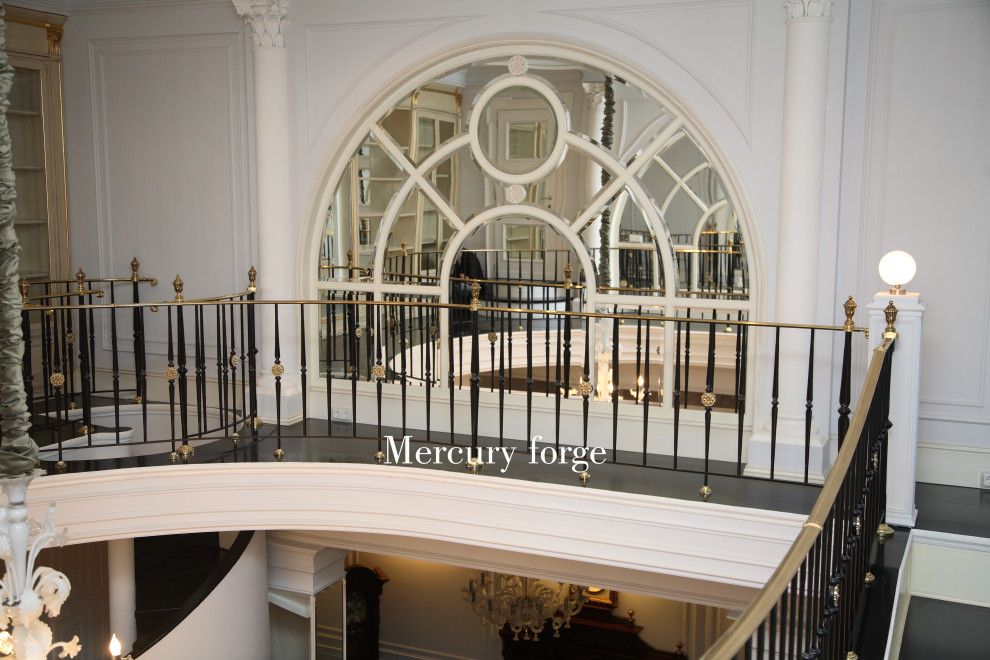 Стальное кованое ограждение, фабрика Grande forge(Франция), коллекция "Классик".