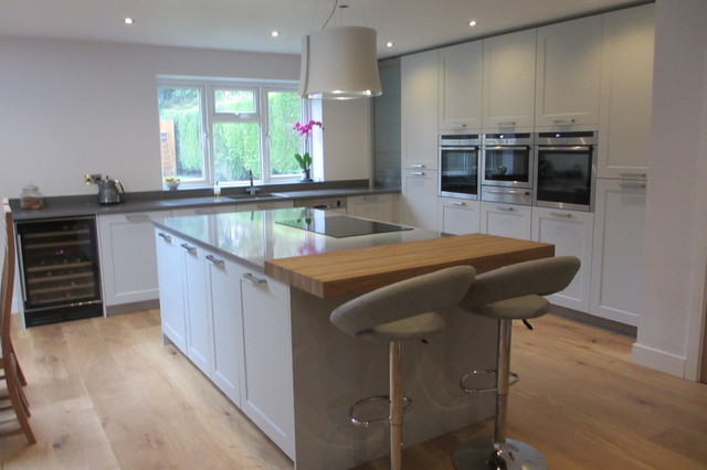 Hacker Systemat Kitchen Grey Lacquer Contemporary Kitchen Hampshire By Watermark Fitted Kitchen Bathroom Specialists Houzz Au