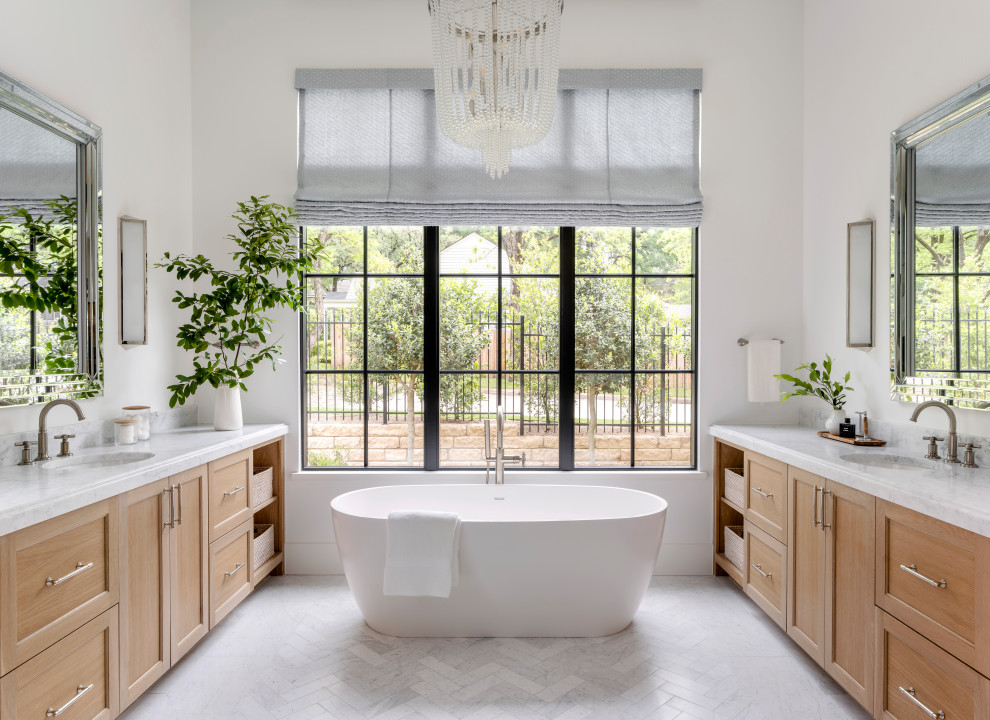 Primary Bathroom - Transitional - Bathroom - Austin - by BANDD DESIGN ...