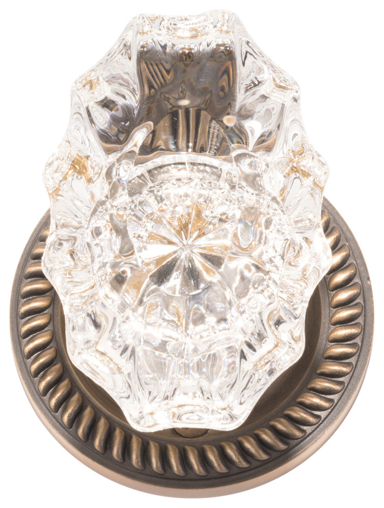 Charleston Passage Door Set 23/8" Traditional Doorknobs by BRASS