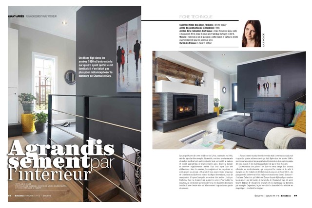 R&eacute;novation maison - Article magazine Sofad&eacute;co 