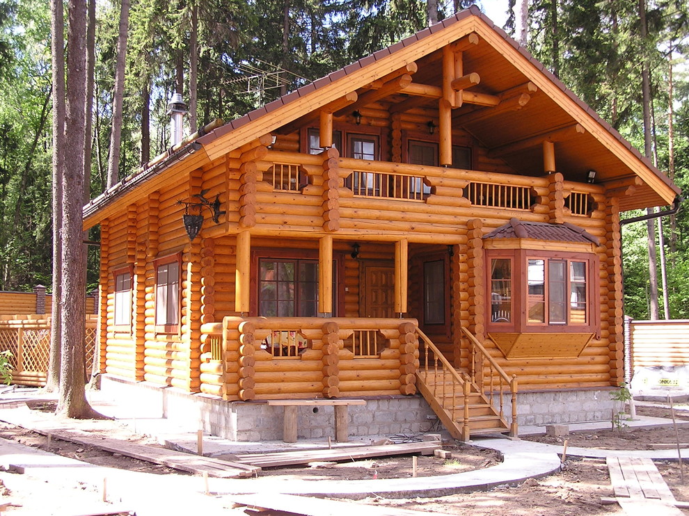 Дома из бревна и клееного бруса