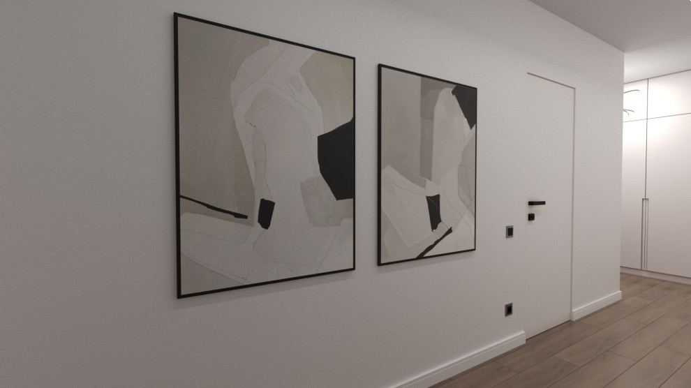 Проект 3-ком. квартиры для молодой пары