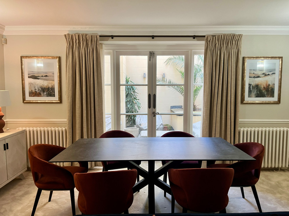 Mayfair Living & Dining Room | Contemporary Elegance