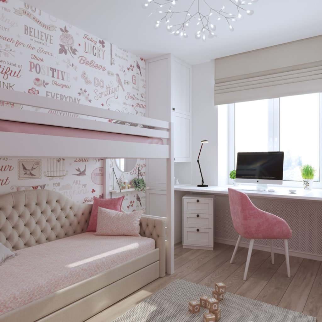 Дизайн-проект трехкомнатной квартиры для семьи из трех человек