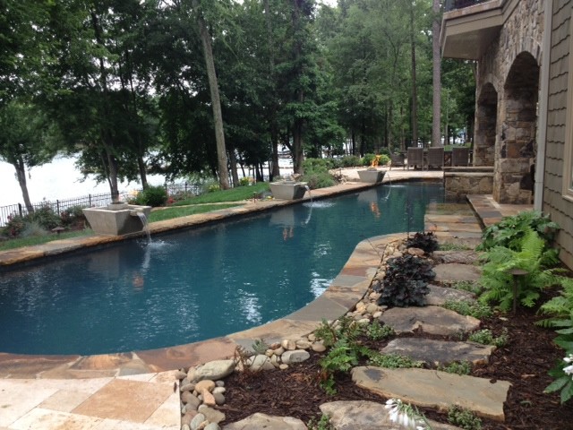 Completed Projects rustico-piscina