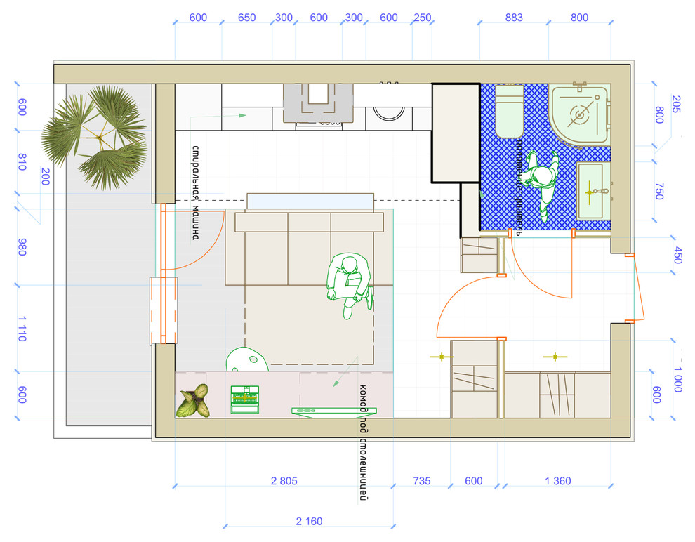 Квартира 23 м2