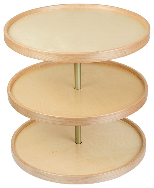 Century Components Signature Series 19 Lazy Susan 3 Round Shelves