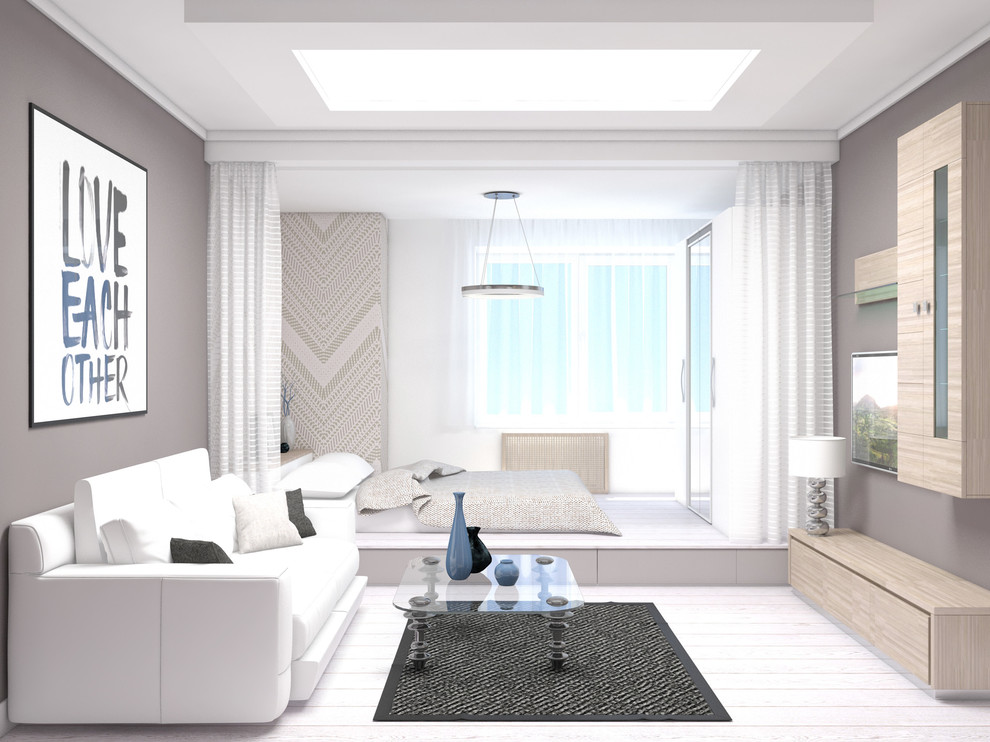 Современный интерьер в светлых тонах