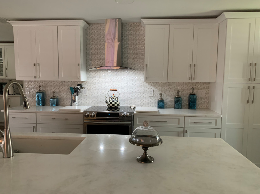 Transitional kitchen photo in Tampa