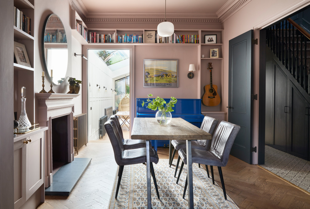 Design ideas for a classic dining room in London.
