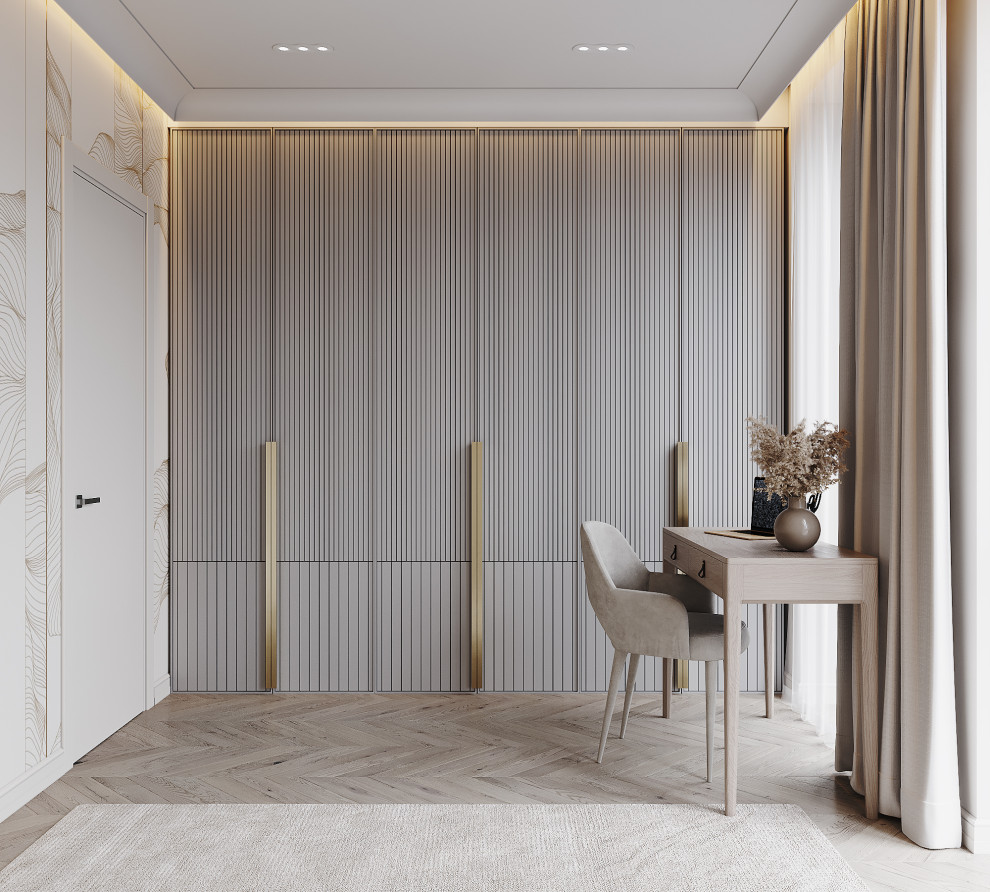 Спальня в нежных тонах