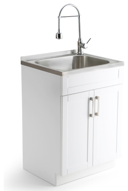 mismo utility sink cabinet, 23.5" - contemporary - utility sinks