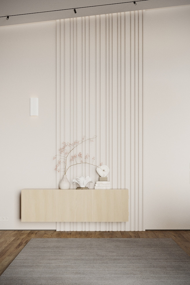 Визуализация кухни-гостиной в частном доме