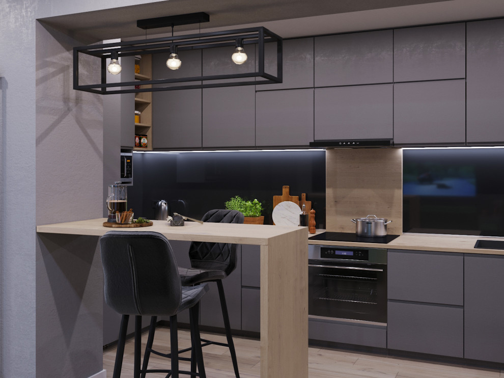 Кухня-гостиная для холостяка