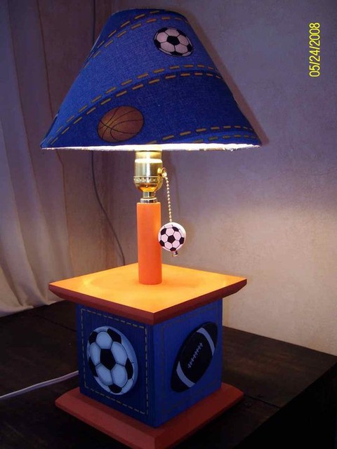 Sports Table Lamps for Kids Room