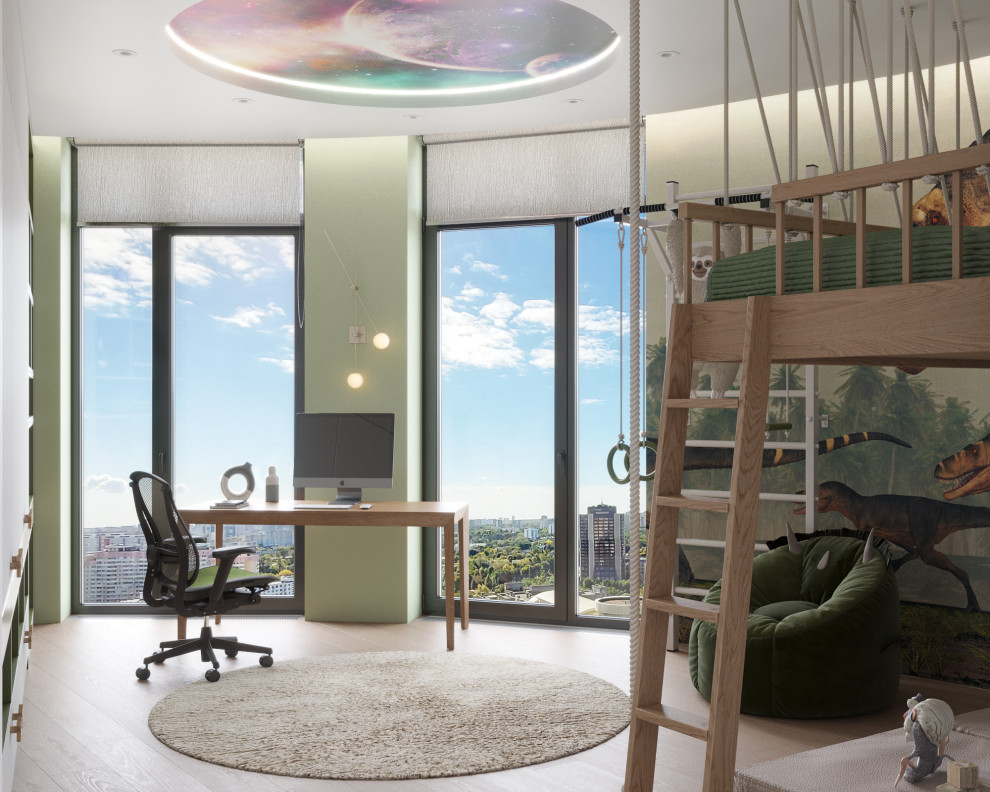 Уютный пентхаус для большой семьи