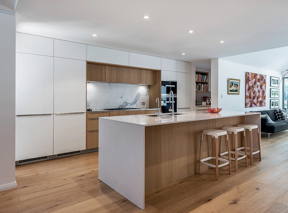 This is an example of a scandinavian kitchen in Perth.
