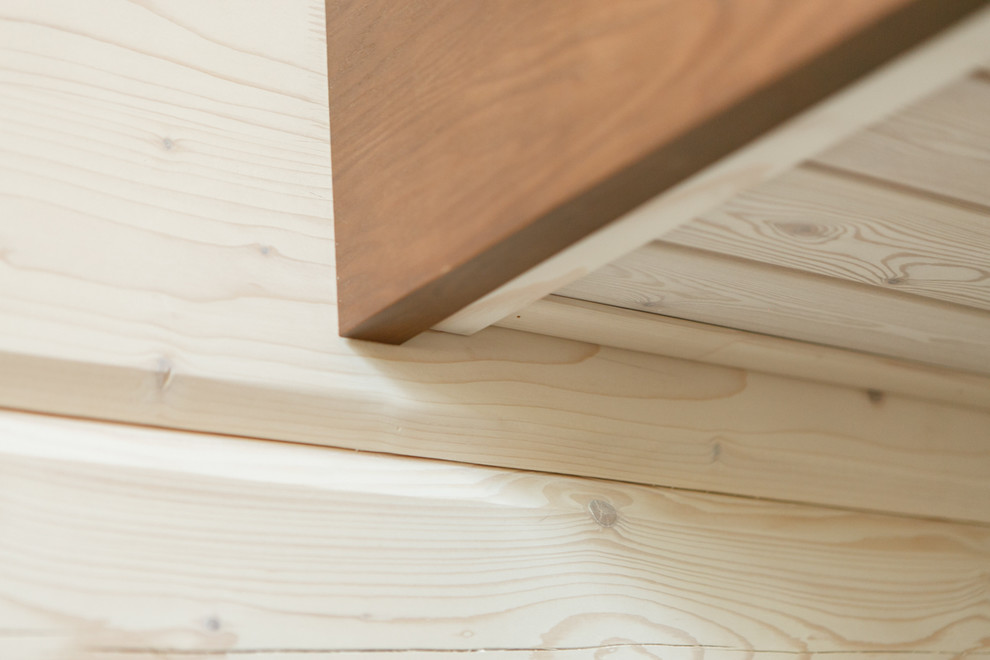 Интерьер дома из клееного бруса