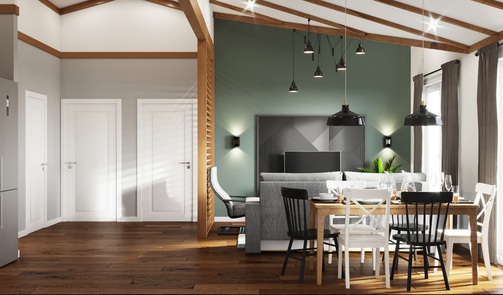 Дизайн-проект дуплекса в Ленинградской области