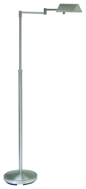 House of Troy PIN400-SN One-Light Floor Lamp from the Pinnacle