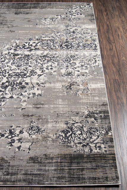 Juliet Rug, Gray, 2'3"x7'6" Runner