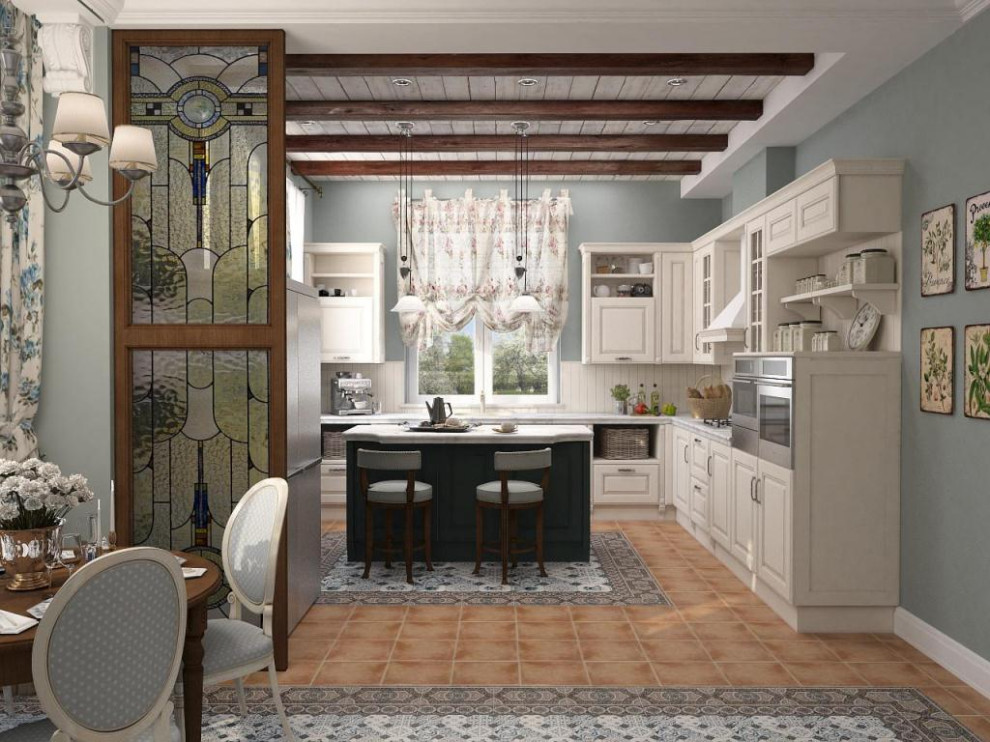 Дом в стиле прованс, пос. Малиновка