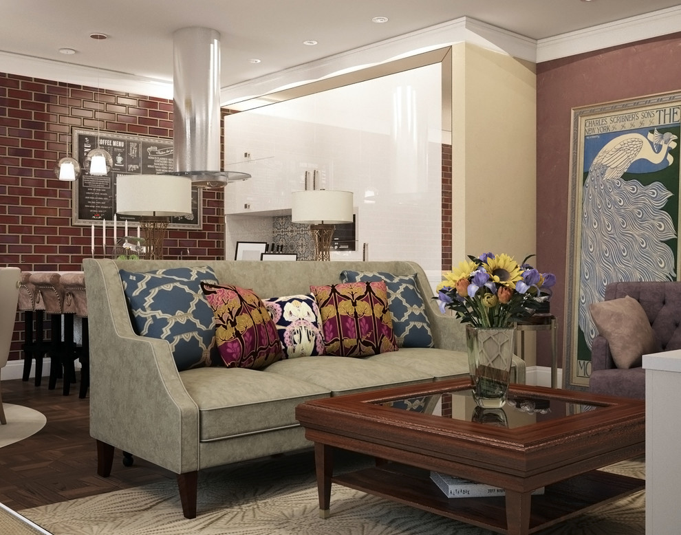 Элегантный проект, выполненный в стиле ар-деко.