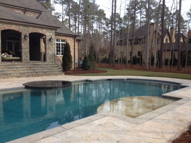 Inspiration for a rustic home design remodel in Charlotte