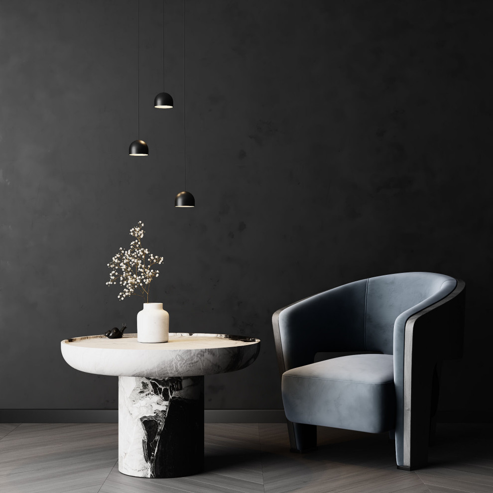 Подвесной светодиодный светильник Uno 8W 4000K черный