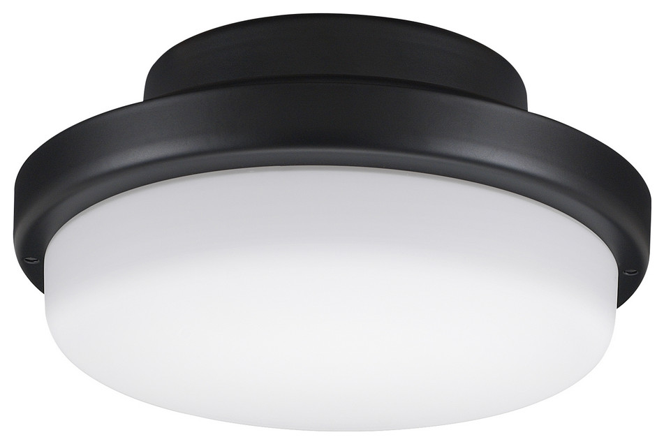 Fanimation LK8514BLW One Light Fan Light Kit Black Finish Contemporary Ceiling Fan