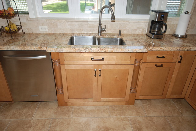 Ginger Glaze Granite Traditional Kitchen Other By Blue