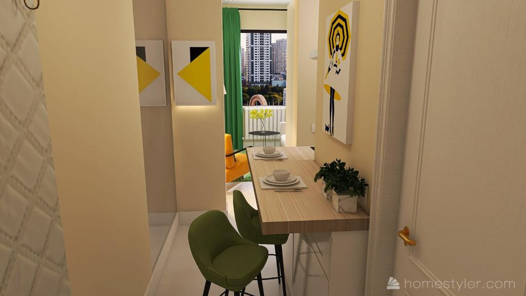 Крошечная, но очень уютная квартира 23 м2