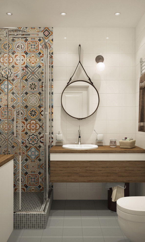 Душевая в скандинавском стиле