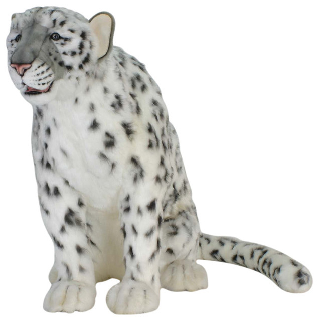 snow leopard plushie