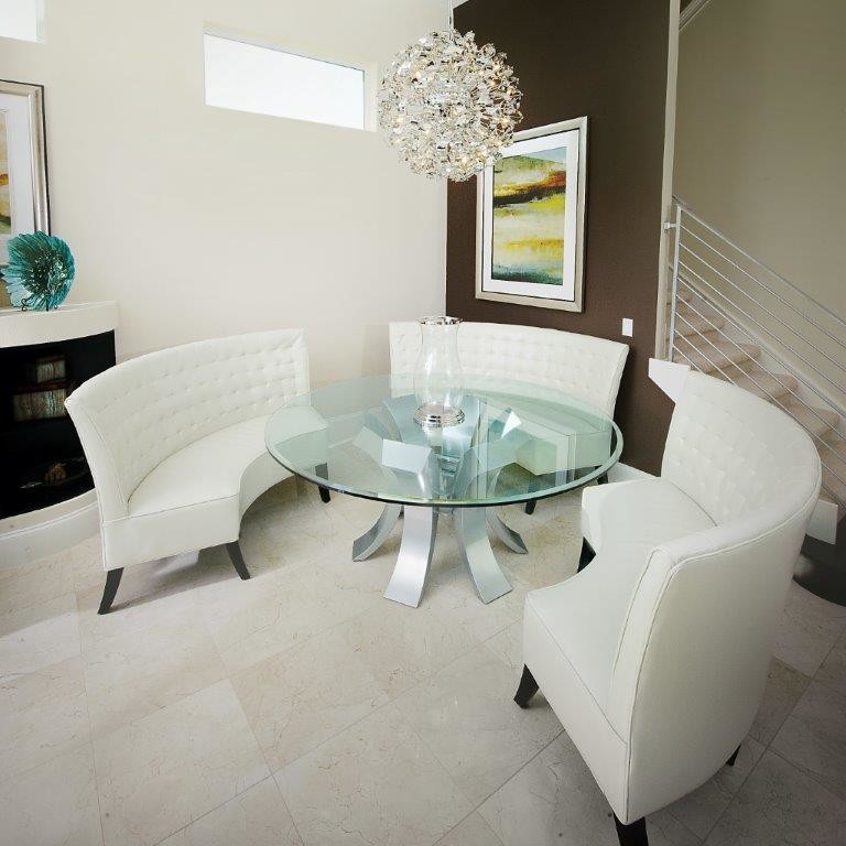 Design ideas for a contemporary dining room in Jacksonville.