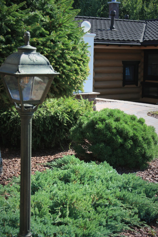 Дизайн участка с уклоном более 7 м.