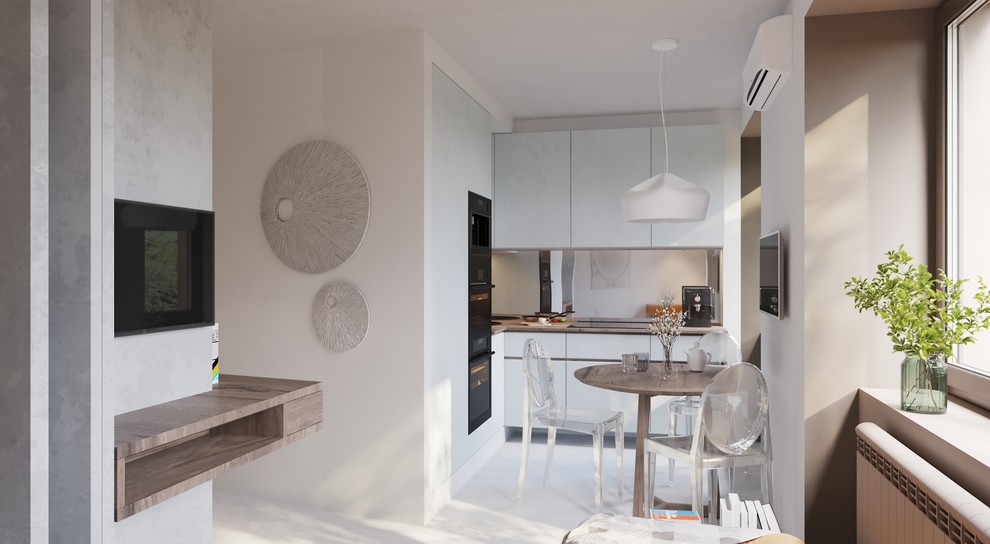 Кухня в квартире-студии