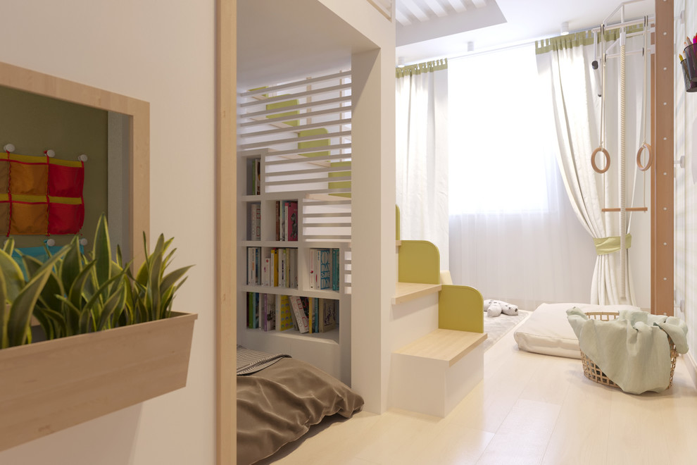 Детская комната с магнитно-грифельным покрытием