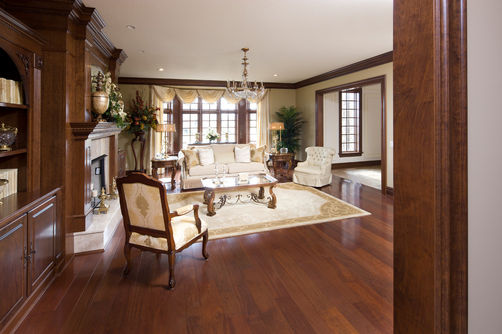 Brazilian Cherry Wide Plank Floor - Traditional - Living Room - Other ...