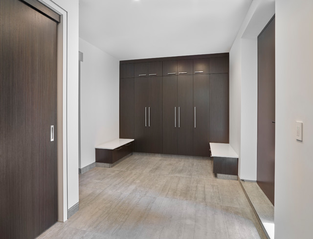 Skyline contemporary-entry