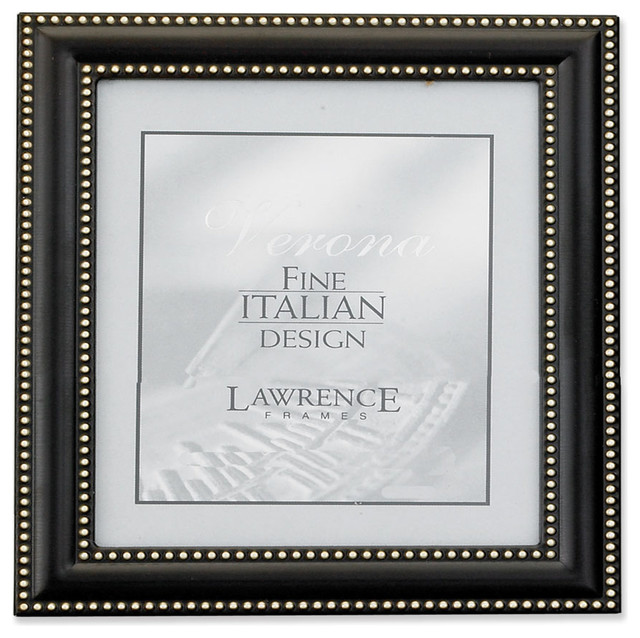 4x5 Metal Picture Frame Oil Rubbed Bronze with Delicate Beading