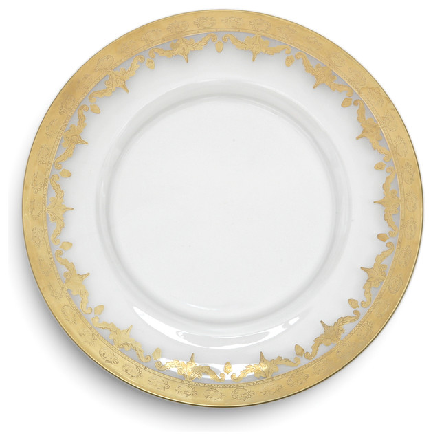 Arte Italica Medici Square Charger Plate Cream
